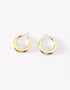 MOON HOOP EARRINGS